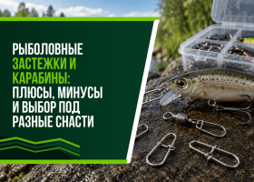 Рыболовные застежки и карабины: плюсы, минусы и выбор под разные снасти Рыболовные застежки и карабины: плюсы, минусы и выбор под разные снасти