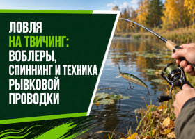Ловля на твичинг: воблеры, спиннинг и техника рывковой проводки Ловля на твичинг: воблеры, спиннинг и техника рывковой проводки