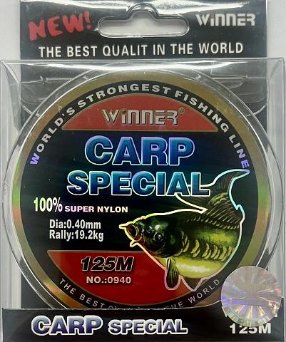 Фото carp special  winner d-0,45 мм, l-125 м, цвет прозрачный (10 шт)