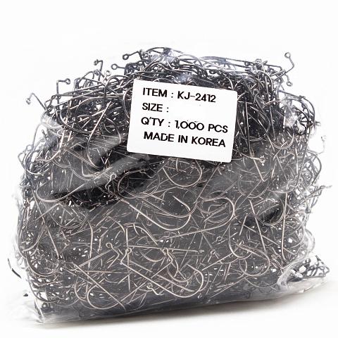 Фото крючок джиговый kumho kj-2412, №2/0 bn (1000 шт./упак.)