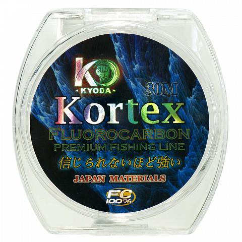 Фото kortex флюорокарбон d-0,35 мм, l-30 м, разрывная нагрузка 9,20 кг (6шт/упак)