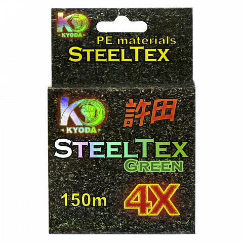 Фото steeltex green 4x d-0,26 мм, l-150 м, цвет зеленый, разрывная нагрузка 14,40 кг