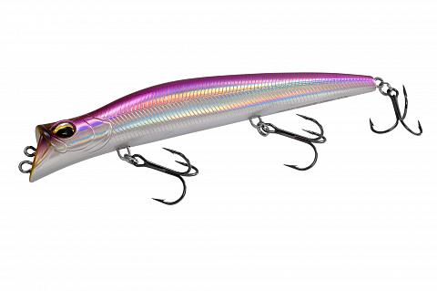 Фото воблер kyoda pocky minnow-130f, длина 130 мм, вес 17,5  гр, цвет p321 заглубление 0,1 - 0,2 м.