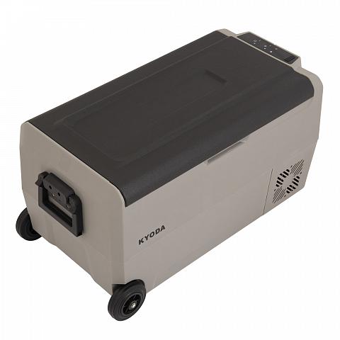 Фото автохолодильник kyoda t36wh, двухкамерный, объем 36 л, вес 15,5 кг