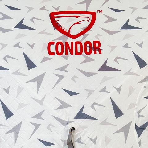 Фото палатка куб "condor" зимняя утепленная 2,0 х 2,0 х 2,15  белый камуфляж