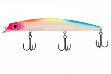 Фото воблер kyoda quick minnow-140f, длина 140 мм, вес 19  гр, цвет p2304, заглубление 0,1-0,6 м