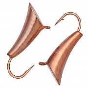Фото муравей со спилом d 6,0 мм, вес 2,48 гр, медь /10 шт/