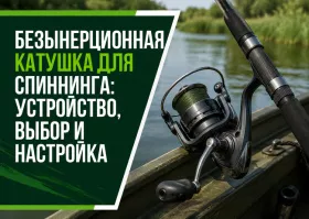 Безынерционная катушка для спиннинга: устройство, выбор и настройка Безынерционная катушка для спиннинга: устройство, выбор и настройка